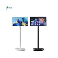 Fitness Cuisines 21.5 Pouces Portable Écran Tactile Rotatif TV Tablette S-tand Smart Télévision Moniteur LCD