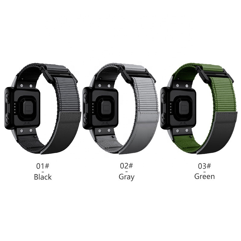 garmin marq nylon strap navy striped