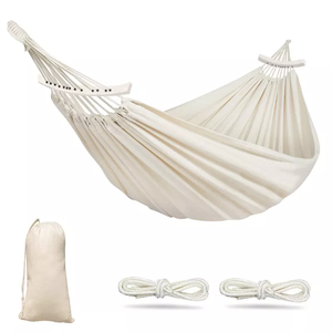 <span class=keywords><strong>Hamaca</strong></span> de Lona Plegable Doble para Colgar, de Nailon, para Acampar al Aire Libre, Portátil, Venta al por Mayor Directa de Fábrica - Product Image 5