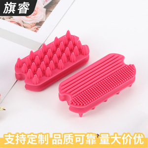 Silicone Pet Bathing <b>Massage</b> Brush For Dog And <b>Cat</b> Cleaning Tools - Product Image 4