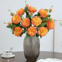 Kunstmatige Lisianthus Eustoma Real Touch Kunstbloem voor Bruiloft Bloemist Huis Hotel Decoratie Groothandel Bulk Aankoop Fabriek Leverancier