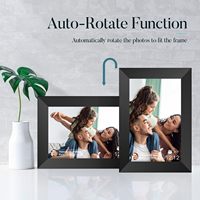 Bingkai Foto WiFi Pintar 32GB 8" Layar Sentuh IPS Bingkai Akrilik Pemutar Video Putar Otomatis Jam MP3 MP4 AVI Resolusi 1280x800