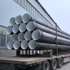 Tubería de Acero Espiral Revestida IPN8710 API 5L 36'' SCH40 de Gran Diámetro para Agua Potable Subterránea, Tubería Anticorrosión 3 Oil 2 Cloth - Product Image 3
