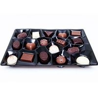 Personnalisé Carré 6 8 Compartiments Boîte de Chocolat de Luxe Moulage en Plastique avec Blister Vente en Gros