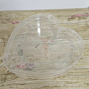 Lusso moderno fiore a forma di cuore in acrilico <span class=keywords><strong>vaso</strong></span> rosa floreale decorazione per la casa per feste di nozze Rose in resina - Product Image 4