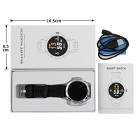 Reloj Inteligente Deportivo S2, Redondo, con Monitor de Ritmo Cardíaco, Llamadas Bluetooth, Resistente al Agua IP68, Pantalla Táctil, para Hombre