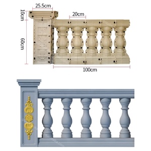 60cm chiều cao mới mô hình nhựa lan can tay vịn khuôn xi măng cầu thang lan can ban công lan can và sàn lan can cho ban công - Product Image 2