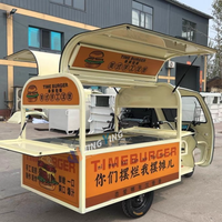 Tricycle électrique pour la vente de nourriture avec un design spacieux, idéal pour les services de restauration mobile et de livraison de repas