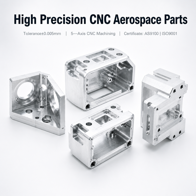 Custom Aerospace CNC Machining Parts Stainless Steel Aluminum Titanium Milling Turning Parts