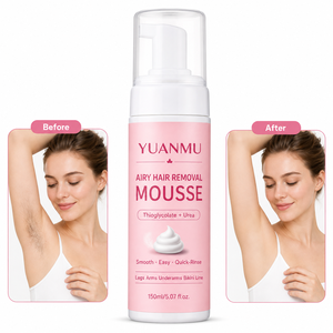 Mousse Depilatorio para Mujer de Marca Privada, <span class=keywords><strong>Crema</strong></span> <span class=keywords><strong>Depilatoria</strong></span> Espumosa sin Aerosol, Depilador Corporal con Urea - Product Image 1