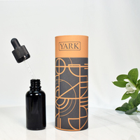 Tubes en papier pour cosmétiques de luxe, tubes en papier ronds pour café et thé, emballage personnalisé en tube de papier avec fenêtre