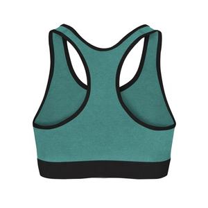 Sujetador Deportivo de Yoga Negro para Mujer, Personalizado con Logotipo OEM, Acolchado, Transpirable, de Secado Rápido, Soporte Medio, Espalda Cruzada, Tallas Grandes - Product Image 2