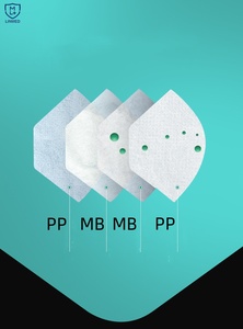 3D mặt nạ tan thổi Lọc KN95 không dệt vải PP Chất liệu chống vi khuẩn bảo vệ 3ply phù hợp với khuôn mặt - Product Image 5