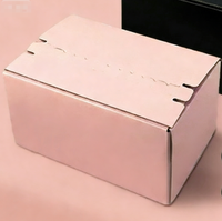 Boîte d'expédition en carton ondulé avec bande détachable, impression couleur personnalisée de luxe, faible MOQ, emballage haut de gamme pour vêtements, cosmétiques, parfums, cadeaux