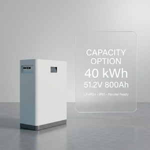 แบตเตอรี่ติดผนังสำหรับบ้าน 5kWh 51.2V ขายส่ง พร้อมโลโก้สั่งทำ จอ LCD BMS CAN RS485 สำหรับตะวันออกกลาง แอฟริกา NEHC0004 5kwh - Product Image 2
