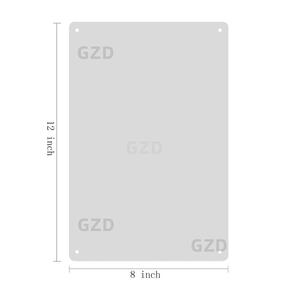 Rustiek Aluminium <span class=keywords><strong>Vintage</strong></span> Bord Met Een Leuk Bloemen-En Vogelontwerp, Metalen Bord Voor Binnenplaats, Garage, Boerderij, Buitentuin - Product Image 2