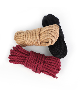 Канат для бондажа из конопли, набор для БДСМ для пар, обучающее пособие по шибари, конопляный канат для взрослых игр, канат для бондажа из конопли - Product Image 6