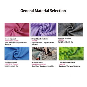 Serviette de sport et de voyage en microfibre suédée légère et recyclée à séchage rapide, logo personnalisé - Product Image 4