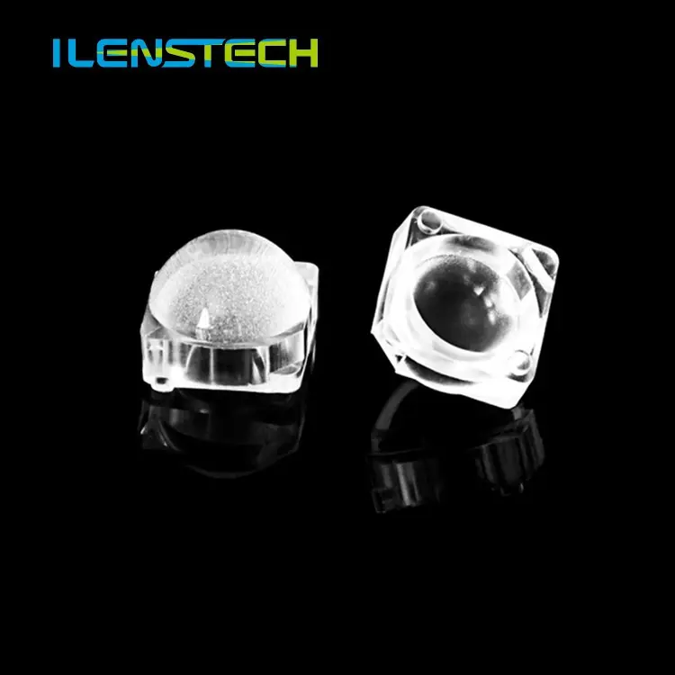 Ilens7-lente led convexo pmma óptica, 45 grados, 10mm, 5050