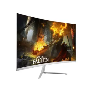 Fabrika satış 75hz VESA dağı 144hz seçeneği ucuz 24 inç 1080p kavisli monitör