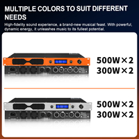 Amplificateur stéréo audio haute qualité TNH PA500 à double sortie, amplificateur numérique 2 canaux 1u, amplificateur de puissance 500W*2 pour haut-parleur, scène, maison, karaoké