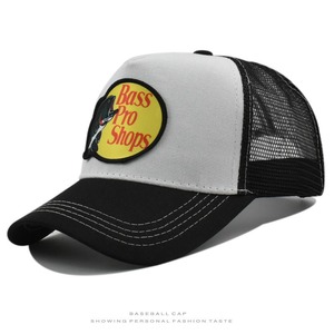 Gorra de béisbol unisex de malla, ajustable, transpirable, protección solar, para verano, al aire libre, tipo duckbill, de tela de algodón - Product Image 4