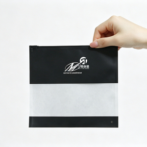 Custom Printed Kraft Paper Slider Zipper Bags | 3 Side Seal Packaging for boxer briefs - Product Image 5