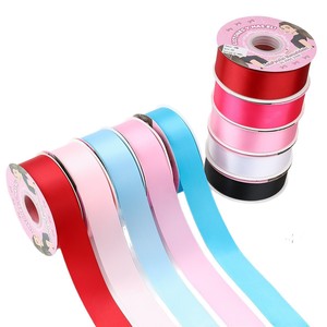 Nine-Colored Ribbon Satin Ribbon 4cm Classic Solid Woven Polyester Gift Decoration - Product Image 4