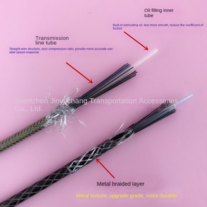 Tuyau extérieur de frein pour vélo de montagne et vélo de <span class=keywords><strong>route</strong></span>, tressé et rempli d'huile, fabriqué en Chine - Product Image 2
