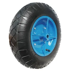 Custom Pneumatic Tires 4.10/3.50-4 Tires Factory Spare Parts Heavy Duty Wheelbarrow Wheels For Sale