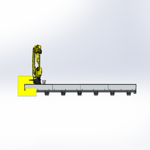 Functions and Application Scope of 7th Axis Robot Linear Rail With Motor Bearing Gear PLC High <b>Thrust</b> Motor Offers Powerful Perf - Product Image 6