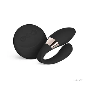 Groothandel Voor Lelo Tiani Extra Zachte Siliconen Duo Koppels Elektrische Vibrator Zwart Seksspeeltjes