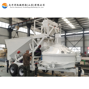Harga pabrik mini mobile beton batching tanaman otomatis portable siap campuran beton semen pencampuran tanaman - Product Image 3
