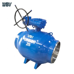Vanne à bille à passage complet entièrement soudée Q367HF-16/25C CF8, <span class=keywords><strong>peinture</strong></span> anticorrosion <span class=keywords><strong>pour</strong></span> turbine bipolaire à bille fixe - Product Image 1