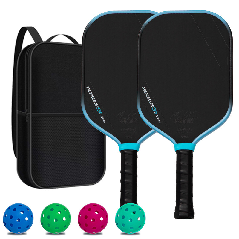 Wholesale Certified USAPA Competition-Grade 16mm T700 Carbon Fiber Pickleball Paddle with 18K PP Honeycomb Core for Training