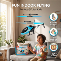 Helicóptero RC con Sensor de Gestos, Helicóptero de Control Remoto para Niños, Juguete de Avión
