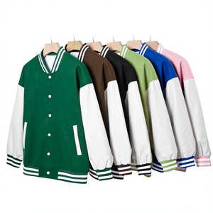 Custom chenille patches <b>jacket</b> Streetwear <b>baseball</b> <b>jacket</b> <b>men</b> Internal zipper varsity <b>jacket</b> - Product Image 1