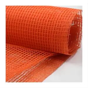 Red de protección de andamios, valla de escombros, Red de escombros de seguridad naranja para construcción