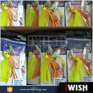 Fornitura di <span class=keywords><strong>Esche</strong></span> per Pesca al Bass con Lame Personalizzate, Gonne in Silicone e Stampi per Spinner Bait per Vendita all'Ingrosso - Product Image 6