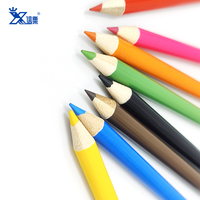 Ventes en vrac à chaud d'usine logo personnalisé professionnel 8 crayons de couleur boîte crayon de couleur ensemble de crayons de couleur pour enfants