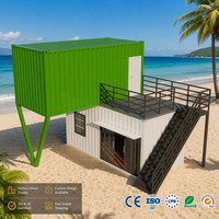 Bureaux conteneurs transfrontaliers, logements modulaires, cabines préfabriquées mobiles, modules pliables à assemblage rapide, bâtiments intégrés