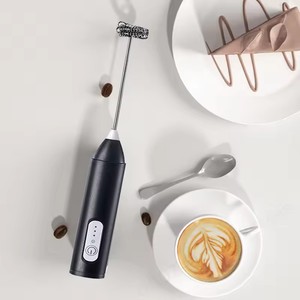 Wireless Milk Frother Electric Type-C Handheld Blender Stainless Steel Mini Coffee <b>Maker</b> Whisk Mixer for Coffee Cappuccino Cream - Product Image 2