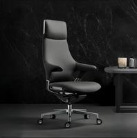 Chaise de bureau exécutive ergonomique en cuir, pivotante et inclinable, confortable et luxueuse, livraison gratuite depuis l'entrepôt américain