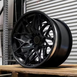 Jantes forgées en aluminium JC Custom, finition carbone noir mat, 2 pièces, jantes de voiture personnalisées de 18 à 24 pouces pour Revuelto/Aventador - Product Image 3