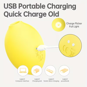 Massaggiatore a Forma di Limone per Clitoride e Punto G, Vibratore Succhiante per Donne, Giocattolo Sessuale per Adulti - Product Image 6