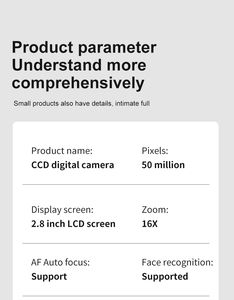 กล้องดิจิตอล Yuniq Q10 Mini สำหรับเด็กเล็ก ถ่ายวิดีโอ 4K ภาพคมชัด 50 ล้านพิกเซล รองรับการถ่ายวิดีโอบล็อก ใช้ได้กับการ์ด M-SD บันทึกวิดีโอ 4K HD - Product Image 5