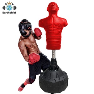 Saco de Boxeo Vertical de Arena para Gimnasio en Casa, Club Deportivo, Combate Profesional, con Pedestal de Agua de PVC Ajustable - Product Image 3