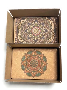 Hot Sales <b>Cork</b> Yoga <b>Block</b> Private Label Custom Logo Carving Gym Fitness Non Toxic Model CYB-200105 CN SHG - Product Image 6