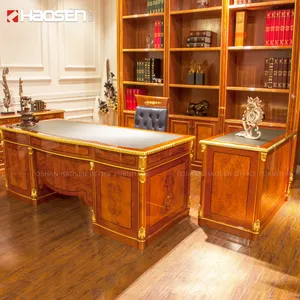 Material wood executive president desks BOSS Working Specific Use desk office project set manufacturer