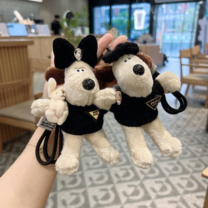 เสื้อสเวตเตอร์สไตล์ใหม่ที่มีตัวการ์ตูนสุนัขอ้วนพวงกุญแจตุ๊กตาสุนัขที่ทันสมัยเสน่ห์กระเป๋าสุนัข preppy เครื่องประดับแฟชั่น - Product Image 6